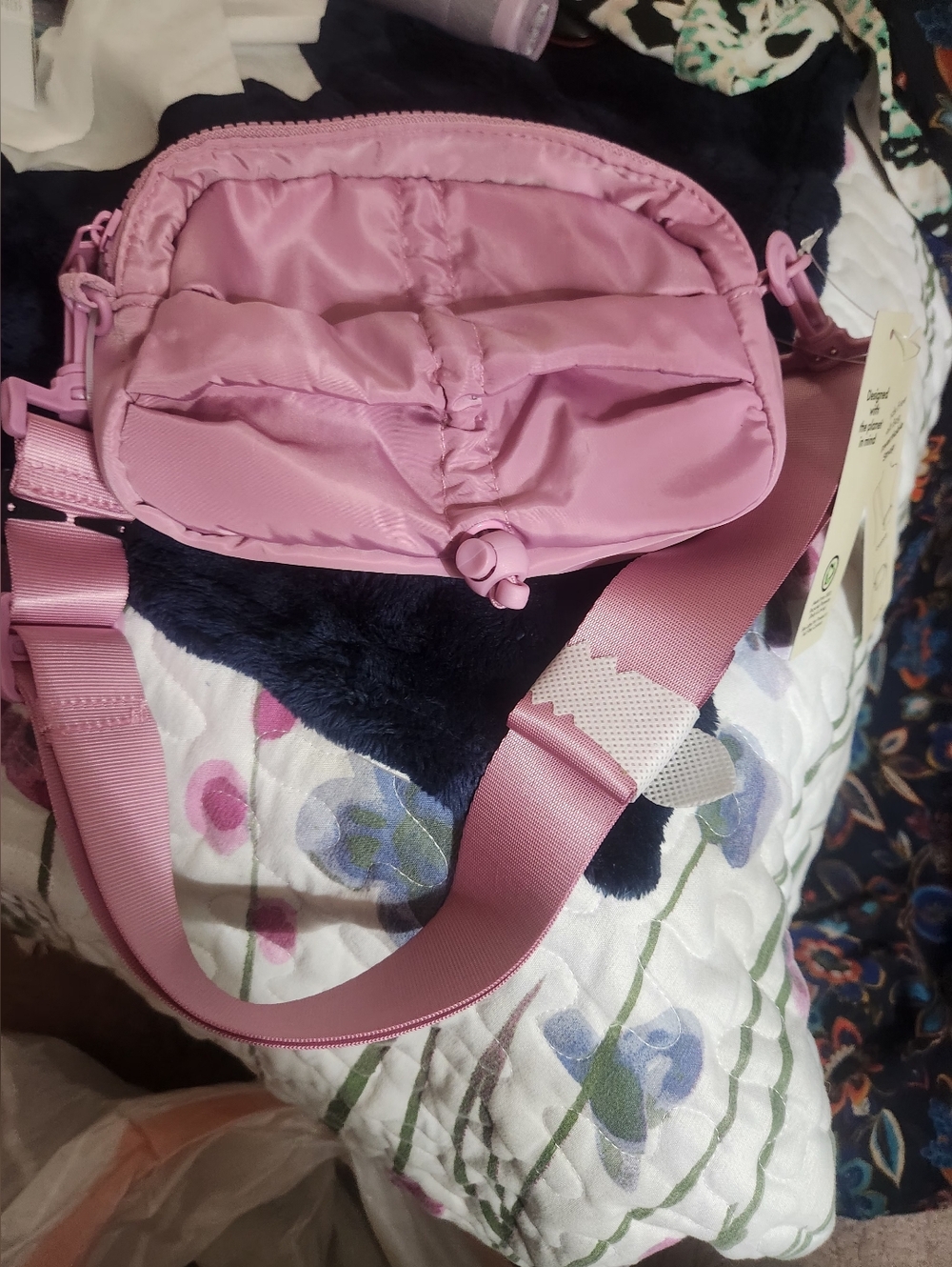 Pink Crossbody Or Fanny Bag